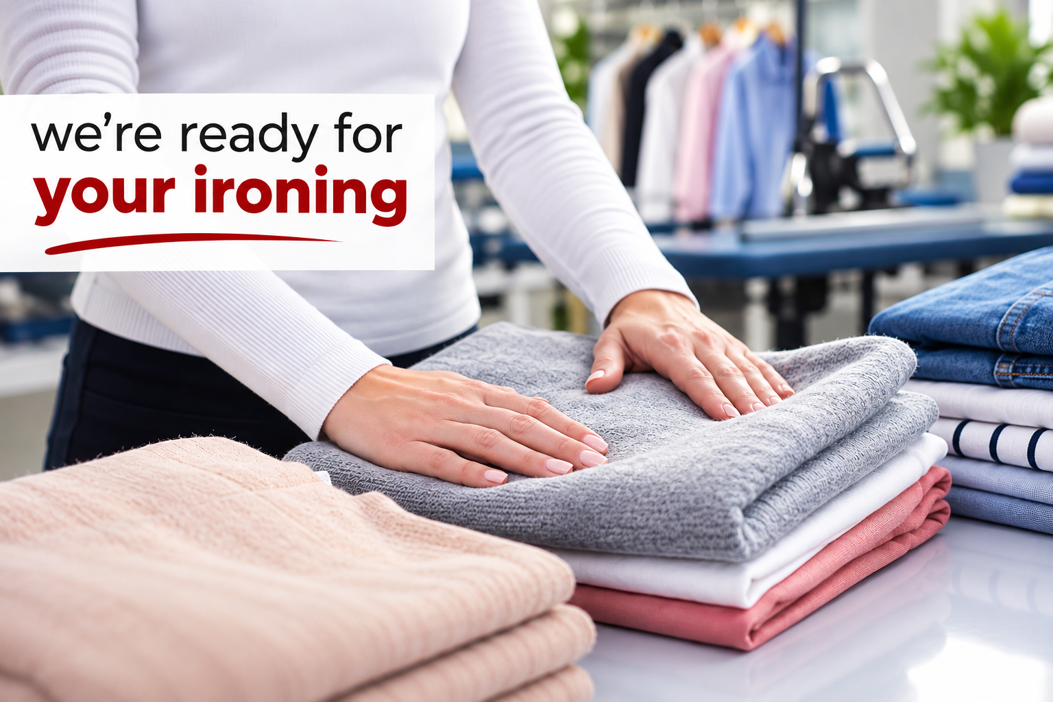 All Ironed Out - ready for your ironing